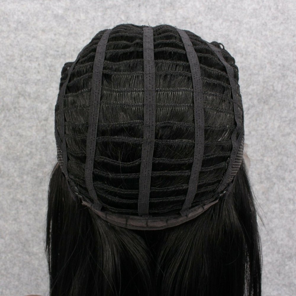 100% Human Hair Lace Front, Jet Black 18" inches - Picture 6 of 6